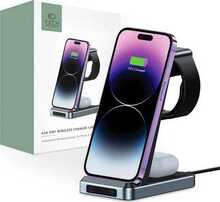 Juhtmevaba laadija Tech-Protect QI15W-A26, 3in1, 15W, must
