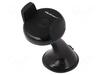 Telefonihoidja autosse Qoltec 51226, juhtmevaba induktsioonlaadija, must