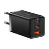 Seinalaadija Baseus GaN5 Pro, 2xUSB-C + USB, 65W, must