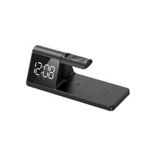 Juhtmevaba laadimisjaam Havit W3042, 3 in 1, must