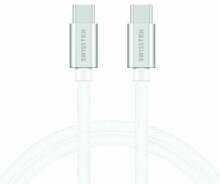 Kaabel Swissten USB-C, 2 m, valge/hõbe