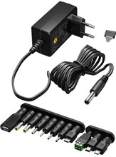 Universaalne toiteadapter Goobay, 3 V - 12 V, maks. 3,6 W