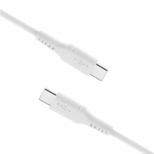 Kaabel USB-C/USB-C Fixed FIXDLS-CC2-WH, 2m, 60W