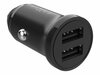 Autolaadija Fixed FIXCC15N-2U-BK Dual USB, 15W, must