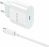 Reisilaadija Jellico AK-200, USB Type-C, 20 W, valge