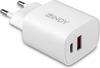 Seinalaadija Lindy 73413, 20W, valge