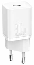 Laadija Baseus CCSUP-J02 Super Si, 30W, valge