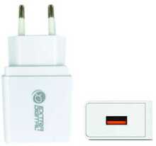 Laadija Extra Digital, USB, 220V, 18W, QC3.0, valge