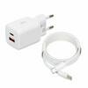 Seinalaadija Ibox C-42 GaN PD33W, valge