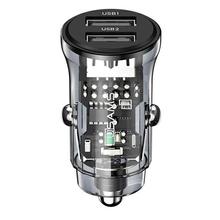 Autolaadija Usams C31, 2xUSB-A, 3A, must