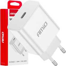 Seinalaadija Amio AMIO-03891 USB-C 20W, 230V