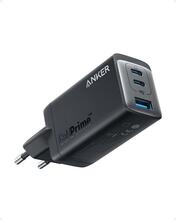 Seinalaadija Anker GaNPrime 735, 65W, 1x USB-A, 2x USB-C, must