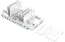 Laadimisjaam Unitek Y-2190, 8x USB, 160W, 2x QC3.0 USB-C