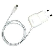 Reisilaadija Puro, kaasaskantav, micro USB kaabliga, valge