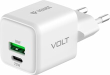 Seinalaadija Yenkee, 20W/18W, USB C/A, Power Delivery 3.0, QC3.0