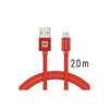 Kaabel Swissten Textile Quick Charge 3.1, USB-C, 2m, punane