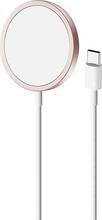 Juhtmevaba induktsioonlaadija Puro CUSBCMAG1ROSE, USB-C, MagSafe, 1 m, roosa