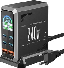 Seinalaadija Blitzwolf BW-S31, 2xUSB-A, 4xUSB-C, PD, 240 W