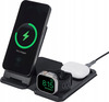 Reisilaadija Urban Armor Gear UAG 3in1, 15W, juhtmevaba, MagSafe, must