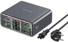 Laadimisjaam 4smarts Lucid GaN DIY 360W, 5xUSB-C, 1xUSB-A, hall