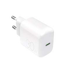 Seinalaadija Puro PROLITE, 30 W, USB-C, valge