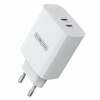 Laadija Dux Ducis T4 PD35W, 2xType-C, 35 W, valge