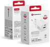 Reisilaadija Forcell F-Energy Mini GaN III VT-35C, 35 W, USB-C + USB-A, valge