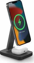 Juhtmevaba laadija Mophie Snap+, 2 x Qi Wireless, MagSafe ühilduv, 15 W, must