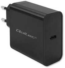 Laadija Qoltec 52379, 1xUSB-C, 65W, must