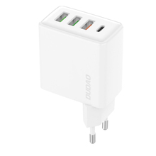 Seinalaadija Dudao A5HEU, 3xUSB-A, 1xUSB-C PD 20W, QC3.0, valge