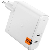 Seinalaadija Spigen ArcStation Pro GaN-1402, 140W, 2x USB-C, valge