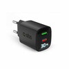 Laadija SBS GaN 30W, USB-C, LCD, must