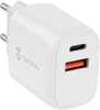 Seinalaadija Tactical Basic Plug Dual 20W, valge