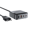 Laualaadija Acefast Z6, 2x USB-A, 2x USB-C PD, 65W, must
