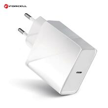 Adapter Forcell TFK-TC-45WPD, USB Type-C, 45 W, valge