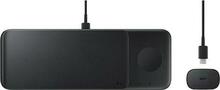 Juhtmevaba laadija Samsung P6300TBEGEU Wireless Charger Trio, must