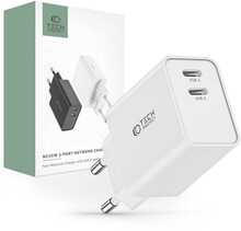 Seinalaadija Tech-Protect C35W, 2x USB-C PD, 35 W, valge