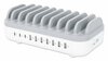 Laadimisjaam Manhattan 180856, 10 pordiga, 120W, valge/hall