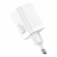 Laadija Baseus CCSUPP-E02 Super Si Pro, USB + USB-C, 30 W, valge