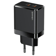 Võrgulaadija Usams CC172TC01, 2xUSB-C, 40W, must