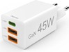Seinalaadija Hama 00201995, 45 W, 1x USB-C PD, 2x USB-A QC, valge
