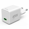 Seinalaadija Hama super mini, 45W, USB-C, valge