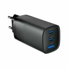 Laadija Gembird TA-UC-PDQC65-01-BK, 65 W, must