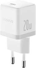 Seinalaadija Baseus Palm 1C, 20 W, USB-C, QC3.0, PD3.0, koos 1 m USB-C kaabliga, valge