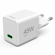 Seinalaadija Hama super mini, 45W, USB-C, valge