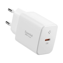 Seinalaadija Spigen Essential EE201EU, USB-C 20W, valge