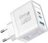 Seinalaadija Promate PowerPort-45 GaNFast, 45W, QC3.0, PD45W, valge
