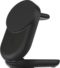 Juhtmevaba laadija Belkin UltraCharge WIZ037kqBK 3-in-1, Qi2, 25 W, magnetiline, kokkupandav, must