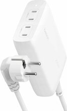 Laadija Belkin WCH010VFWH, 200 W, 4xUSB-C, valge