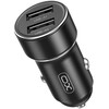 Autolaadija XO CC53, 12 W, 2x USB, must